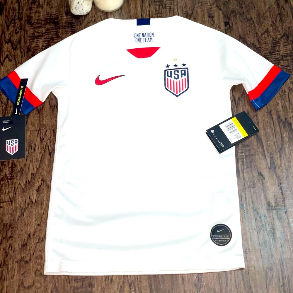 Nike USWNT Breathe Stadium Home White Jersey